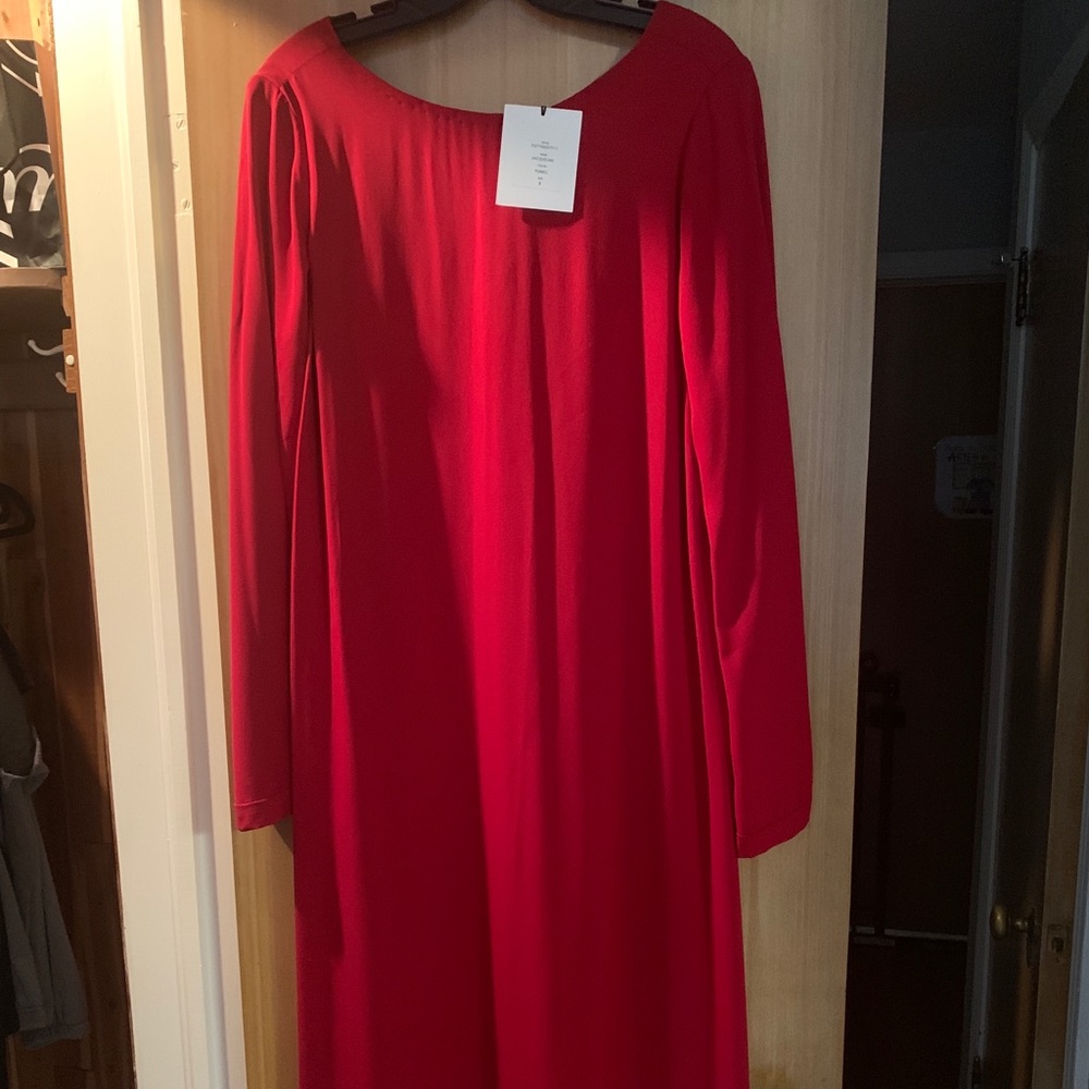 Diane von furstenberg dvf dress sz 8 red